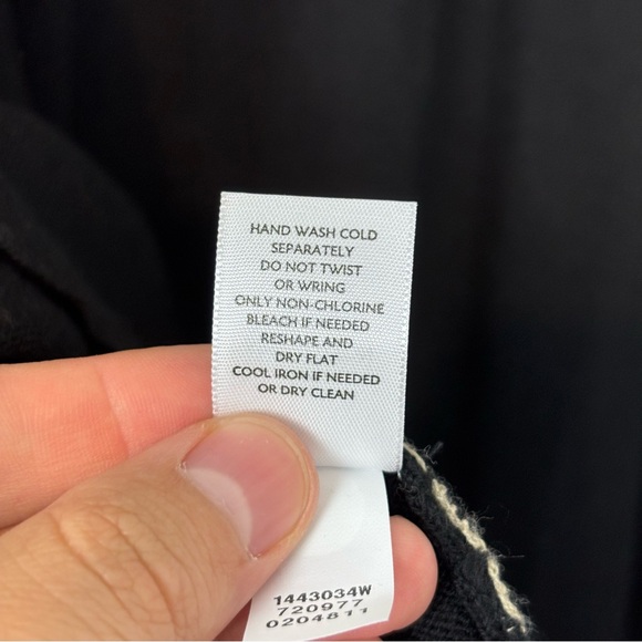 J. JILL FLORAL SUNFLOWER CARDIGAN SWEATER LONG SLEEVE BLACK CREAM SIZE 4X - Picture 7 of 8